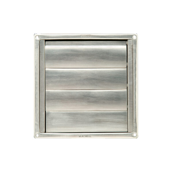 Keukensale - Luchtrooster Design rvs 125 mm vierkant